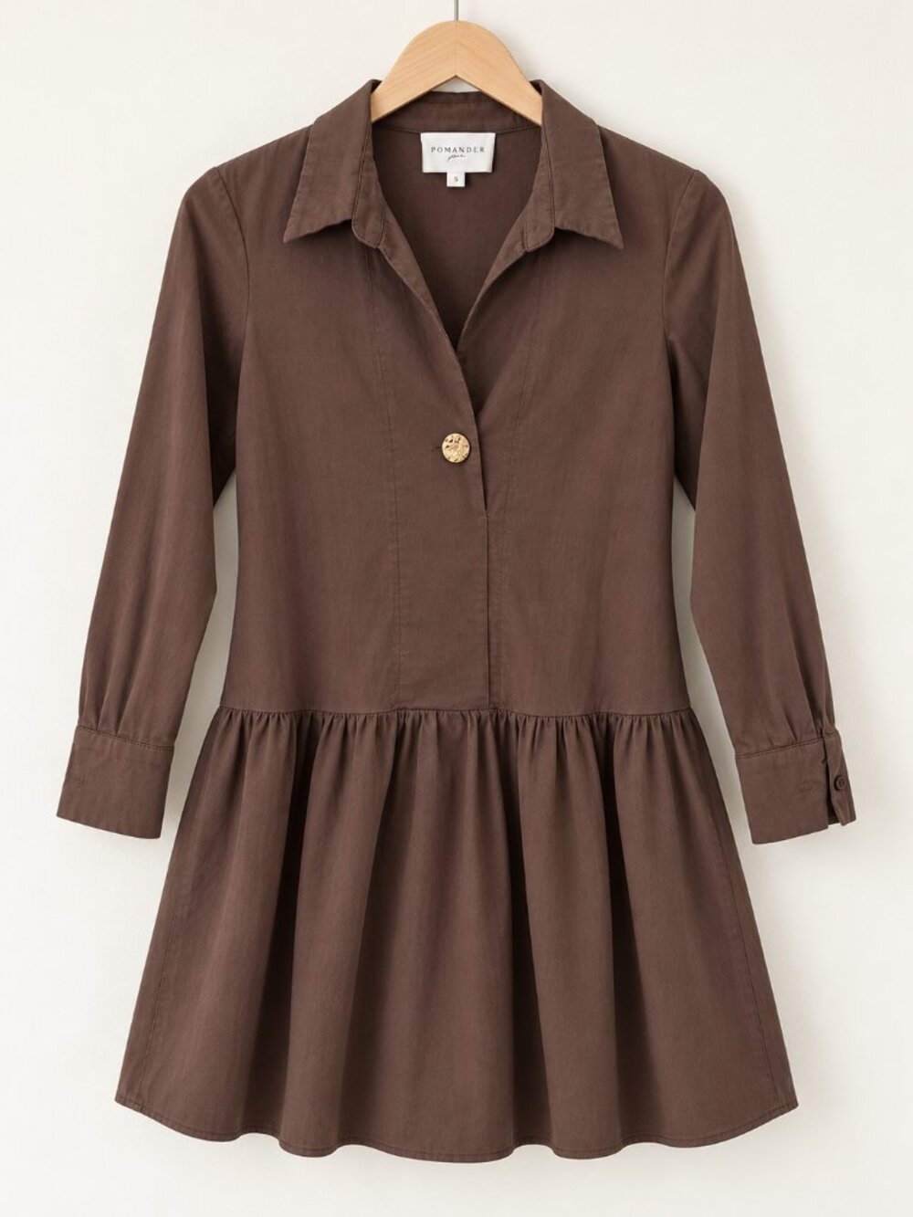 POMANDER PLACE Cocoa Brown Cleia Dress - Picture 5 of 7